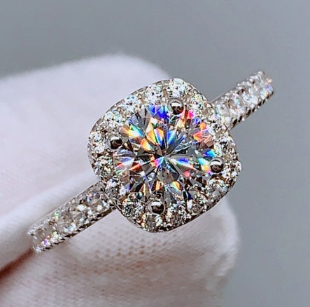 Beautiful Square Diamond Ring