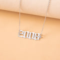 Year Number Necklaces
